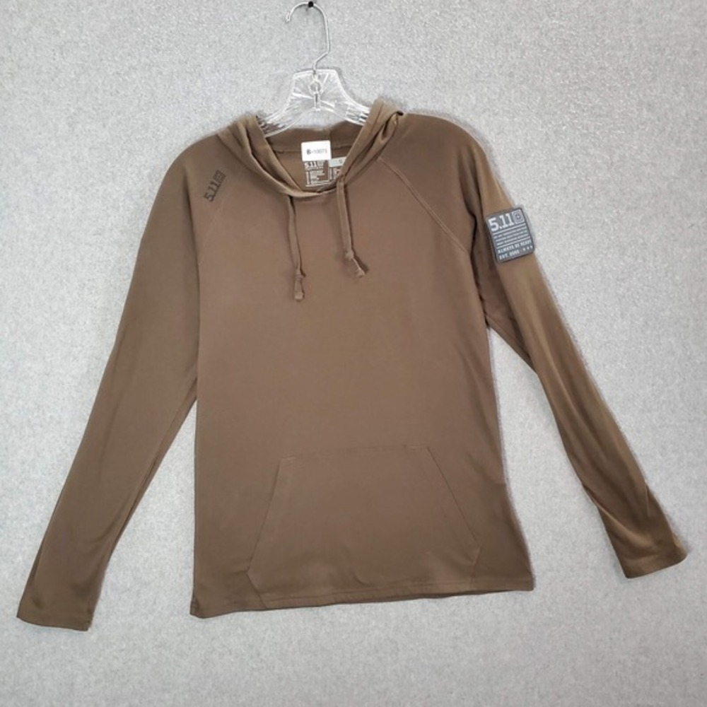 511 Tactical Women Sweatshirt Small Brown Hoodie Always Be Ready Pockets